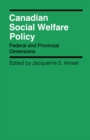 Image for Canadian Social Welfare Policy