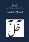 Image for Urdu for Children, Book II, Teacher&#39;s Manual : Teacher&#39;s Manual