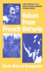 Image for Voices from French Ontario