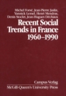 Image for Recent Social Trends in France, 1960-1990