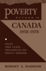 Image for Poverty reform in Canada, 1958-1978: state and class influences on policy making