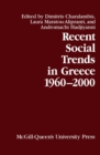 Image for Recent social trends in Greece, 1960-2000