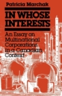 Image for In whose interests: an essay on multinational corporations