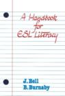 Image for A Handbook for ESL Literacy