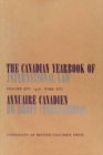 Image for The Canadian Yearbook of International Law, Vol. 16, 1978