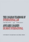 Image for The Canadian Yearbook of International Law, Vol. 36, 1998