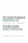 Image for The Canadian Yearbook of International Law, Vol. 38, 2000