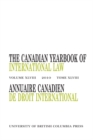 Image for The Canadian Yearbook of International Law, Vol. 48, 2010