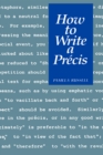 Image for How to Write a Precis