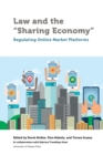 Image for Law and the &quot;Sharing Economy&quot; : Regulating Online Market Platforms