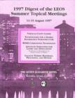 Image for Lasers and Electro-optics (LEOS) : Summer Topical Meetings