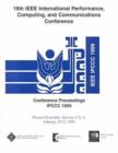 Image for Performance, Computing and Communications : International Conference proceedings