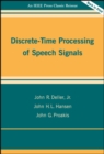 Image for Discrete-Time Processing of Speech Signals