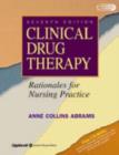 Image for Clinical Drug Therapy