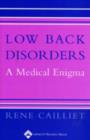 Image for Low back disorders  : a medical enigma