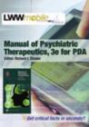 Image for Manual of Psychiatric Therapeutics for PDA