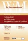 Image for The Washington Manual Hematology and Oncology Subspecialty Consult for PDA