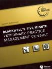 Image for Blackwell&#39;s five-minute veterinary practice management consult