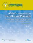 Image for ACSM&#39;s Resources for Clinical Exercise Physiology