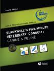 Image for Blackwell&#39;s five-minute veterinary consult  : canine and feline : Canine and Feline