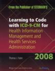 Image for Learning to Code with ICD-9-CM for Health Information Management and Health Services Administration