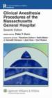 Image for Clinical Anesthesia Procedures of the Massachusetts General Hospital