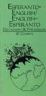 Image for Esperanto-English, English-Esperanto Dictionary and Phrasebook