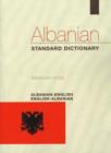 Image for Albanian-English/English-Albanian standard dictionary