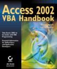 Image for Access 2002 VBA handbook