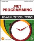 Image for .NET programming 10-minute solutions
