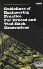 Image for Guidelines of Engineering Practice for Braced and Tied-Back Excavations