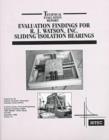 Image for Evaluation Findings for R J.Watson Inc, Sliding Isolation Bearings