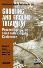 Image for Grouting and Ground Treatment - Proceedings of the Third International Conference v. 1 &amp; 2
