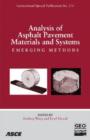 Image for Analysis of Asphalt Pavement Materials and Systems : Engineering Methods