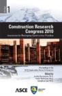 Image for Construction Research Congress 2010  : innovation for reshaping construction practice