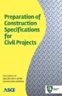 Image for Preparation of Construction Specifications for Civil Projects