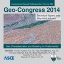 Image for Geo-Congress 2014 Technical Papers and Keynote Lectures : Geo-Characterization and Modeling for Sustainability