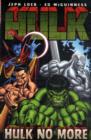 Image for Hulk Vol.3: Hulk No More