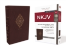 Image for NKJV, Deluxe Reference Bible, Personal Size Giant Print, Leathersoft, Burgundy, Red Letter, Comfort Print