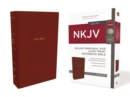 Image for NKJV, Deluxe Reference Bible, Personal Size Giant Print, Leathersoft, Red, Red Letter, Comfort Print