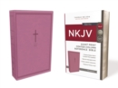 Image for NKJV, Reference Bible, Center-Column Giant Print, Leathersoft, Pink, Red Letter, Comfort Print