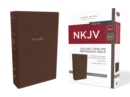 Image for NKJV, Deluxe Thinline Reference Bible, Leathersoft, Brown, Red Letter, Comfort Print