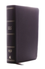 Image for NKJV, Single-Column Reference Bible, Genuine Leather, Black, Comfort Print