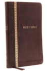 Image for KJV Holy Bible: Thinline, Brown Leathersoft, Red Letter, Comfort Print (Thumb Indexed): King James Version