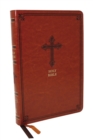 Image for KJV Holy Bible: Thinline, Brown Leathersoft, Red Letter, Comfort Print: King James Version