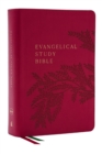 Image for Evangelical Study Bible: Christ-centered. Faith-building. Mission-focused. (NKJV, Pink Leathersoft, Red Letter, Thumb Indexed, Large Comfort Print)