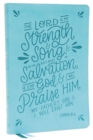 Image for NKJV, Thinline  Bible, Verse Art Cover Collection, Leathersoft, Teal, Red Letter, Comfort Print