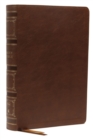 Image for NKJV, Single-Column Wide-Margin Reference Bible, Leathersoft, Brown, Red Letter, Comfort Print