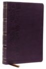 Image for NKJV, Single-Column Wide-Margin Reference Bible, Leathersoft, Purple, Red Letter, Comfort Print