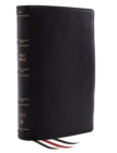 Image for NKJV, Reference Bible, Classic Verse-by-Verse, Center-Column, Genuine Leather, Black, Red Letter, Comfort Print